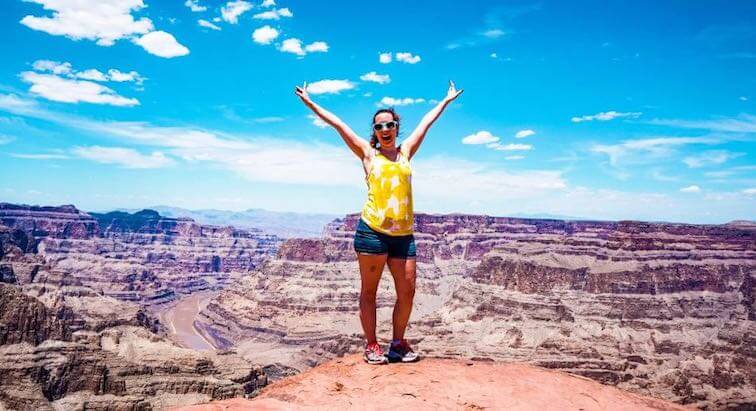 Me posing at the Grand Canyon