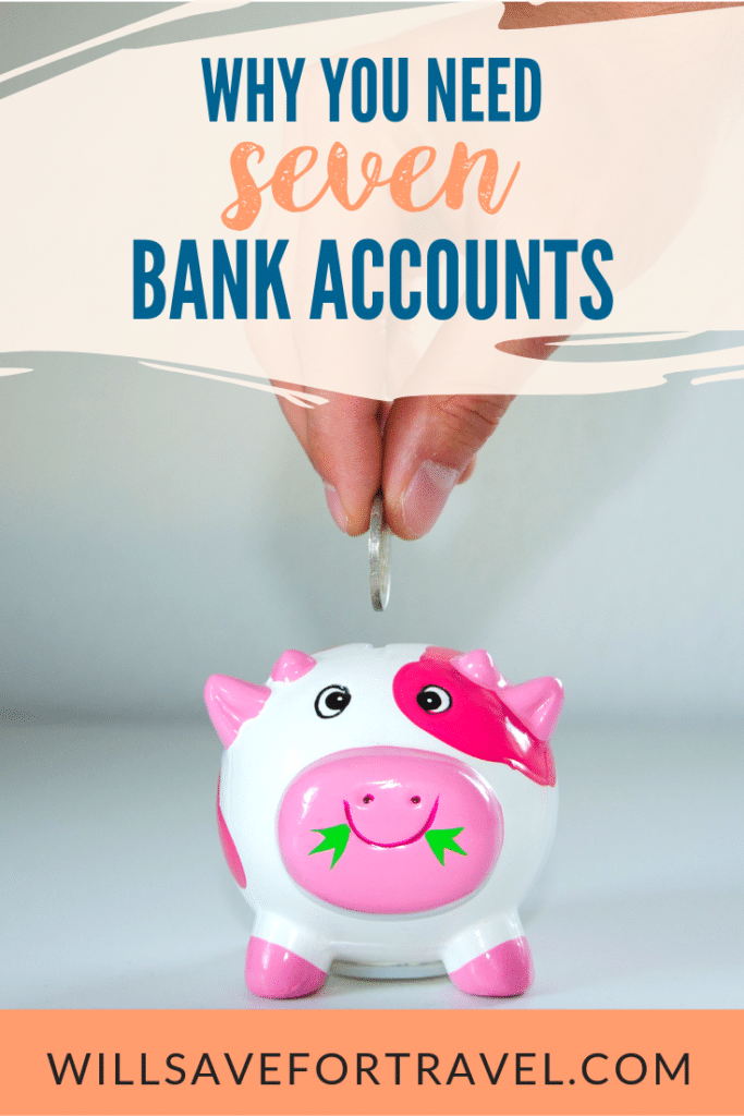 The 7 Bank Accounts You Need To Be Financially Organized | #budgeting #money #debtrepayment