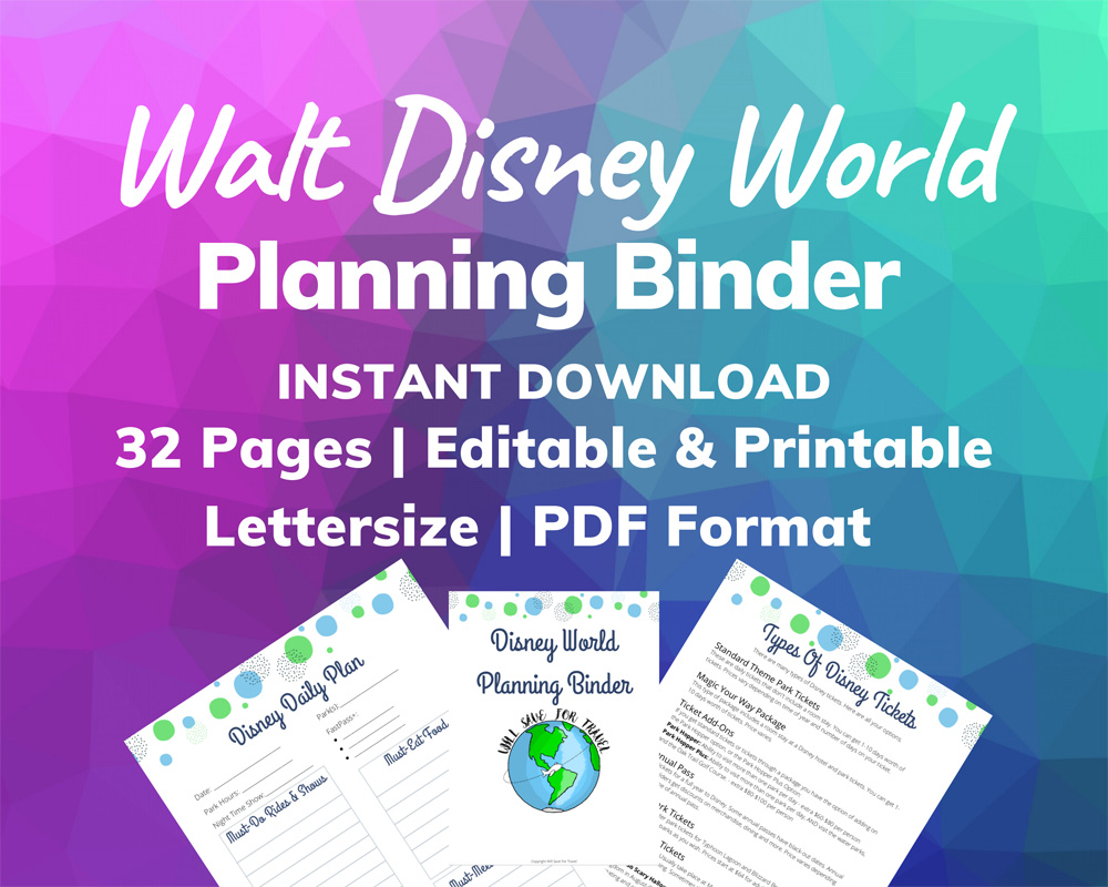 Disney Planning Binder