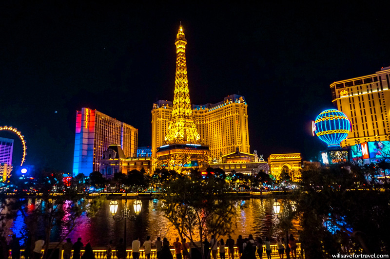 Las Vegas At Night - The Paris Resort