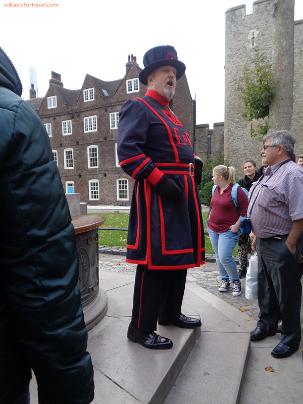 Yeoman Warder tour at the Tower of London