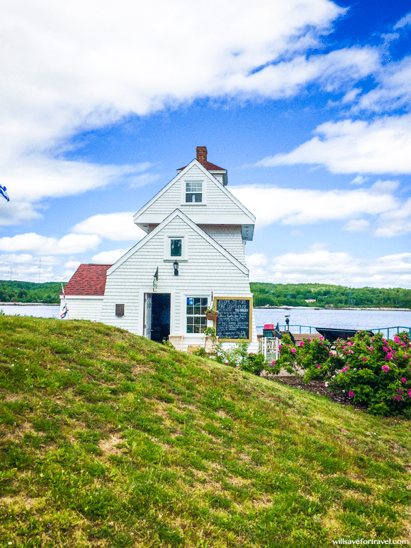 Fort Point Lighthouse in Liverpool Nova Scotia