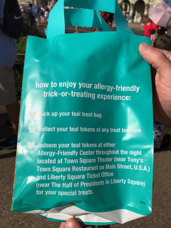 Allergy Bag from Mickey's Not So Scary Halloween Party