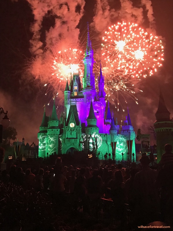 HalloWishes Fireworks at Mickey's Not So Scary Halloween Party