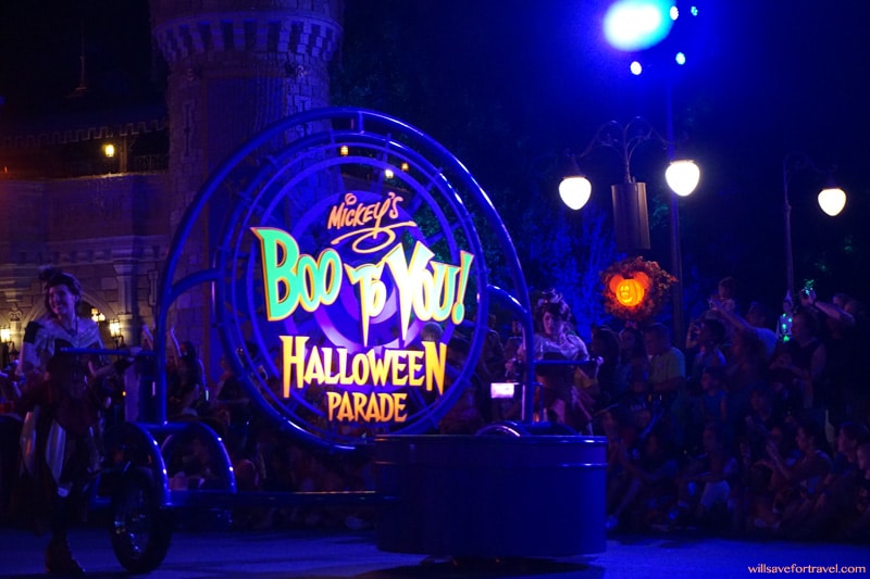 Boo To You Parade at Mickey's Not So Scary Halloween Party