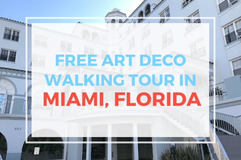 Free DIY Miami Art Deco Walking Tour