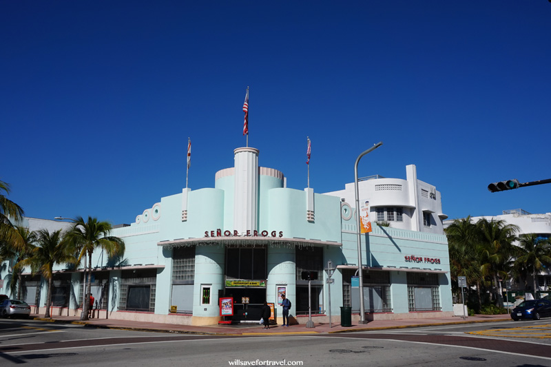 Senor Frogs Hoffman's Cafeteria Miami Art Deco Walking Tour