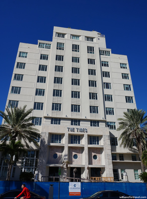 The Tides hotel Miami Art Deco Walking Tour