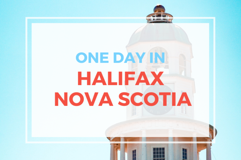 One Day In Halifax Nova Scotia