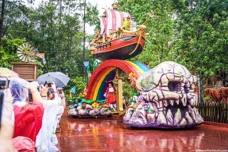 Peter Pan Parade Float Disney World