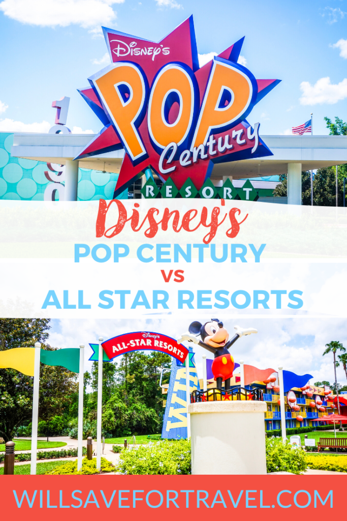 Disney's Pop Century vs All Star Resorts