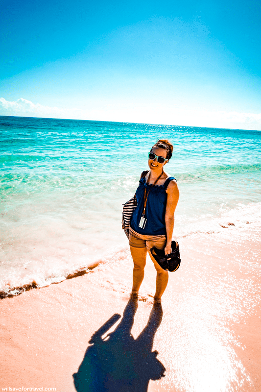 Jenn in the Bahamas