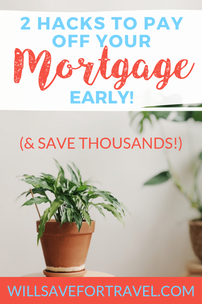 2 Hacks To Pay Off Your Mortgage Early | #mortgage #money #financialhacks
