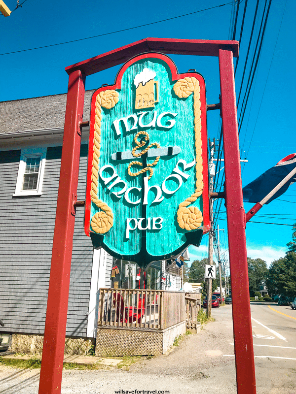 Mug and Anchor Pub in Mahone Bay Nova Scotia