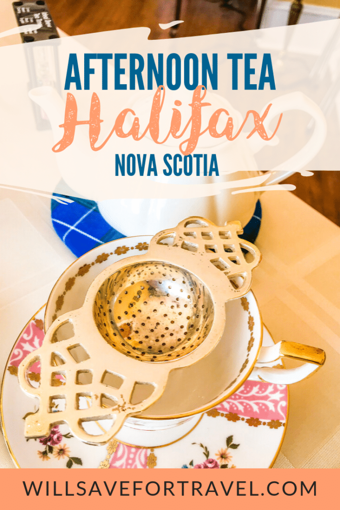 Afternoon tea in Halifax Nova Scotia at Tartan Tea House