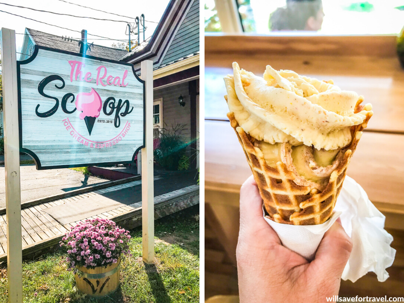 The Real Scoop Ice cream, Wolfville Nova Scotia