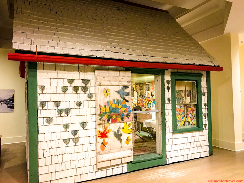 Maud Lewis House at the Art Gallery of Nova Scotia