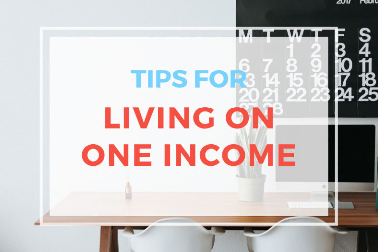 tips for living on one income