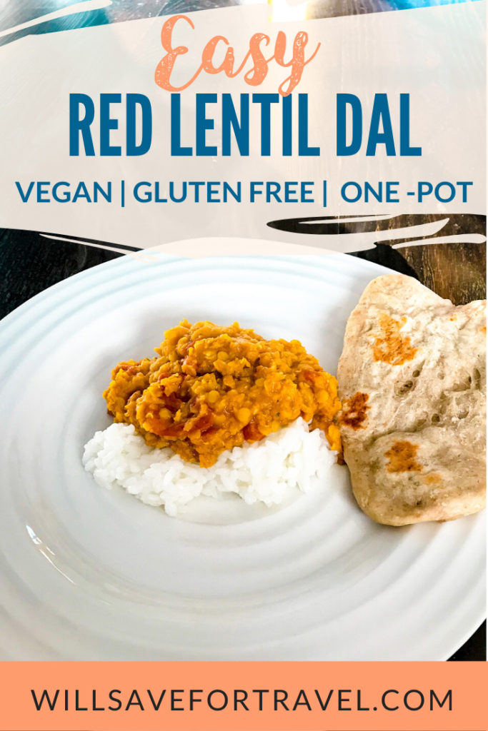easy red lentil dal