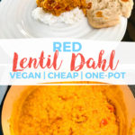 one pot red lentil dal