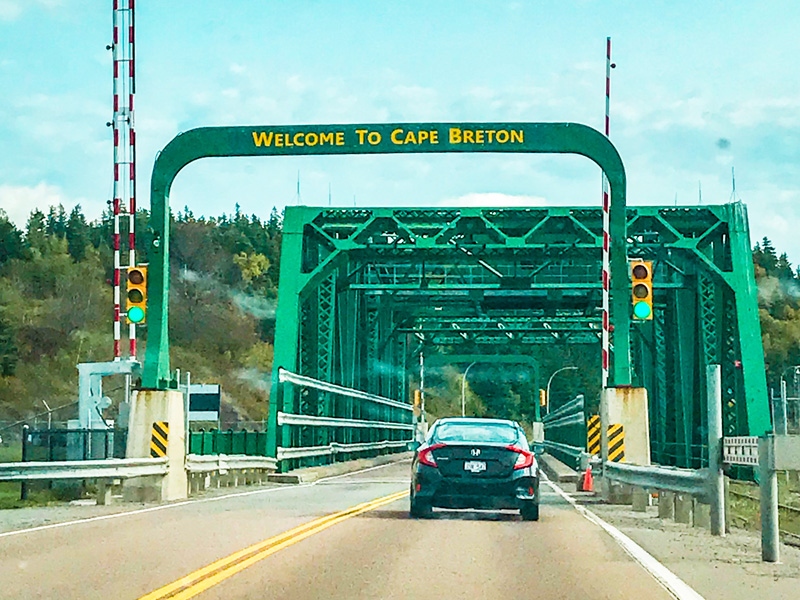 Canso Causeway in Port Hastings Nova Scotia