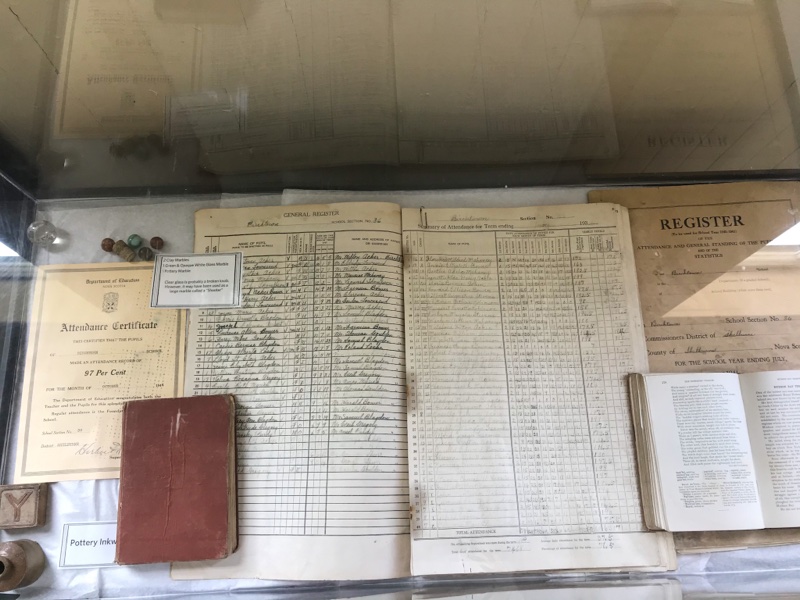 Book of Negros at the Black Loyalist Heritage Museum in Shelburne Nova Scotia