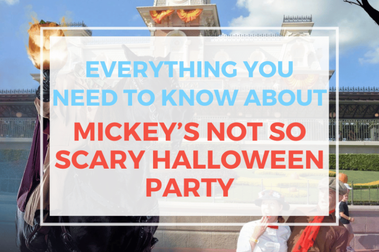 Everything You Need To Know About Mickey’s Not So Scary Halloween Party