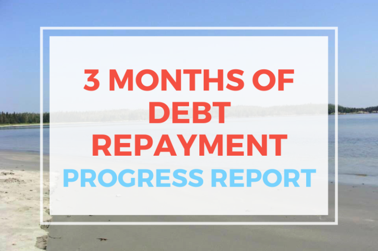 3 Months of Debt Repayment – Progress Report